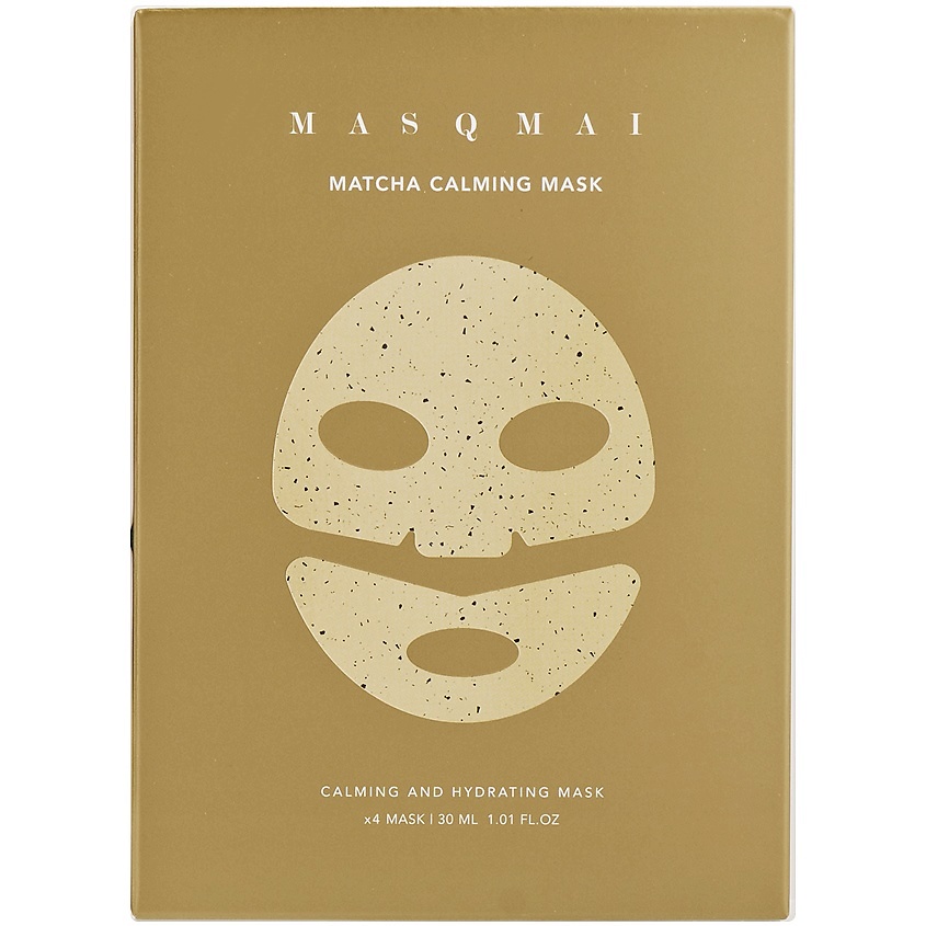 Изображение товара MASQMAI Набор масок для лица успокаивающих Matcha Calming Mask, 4 шт х 30 мл Изображение товара MASQMAI Набор масок для лица успокаивающих Matcha Calming Mask, 4 шт х 30 мл