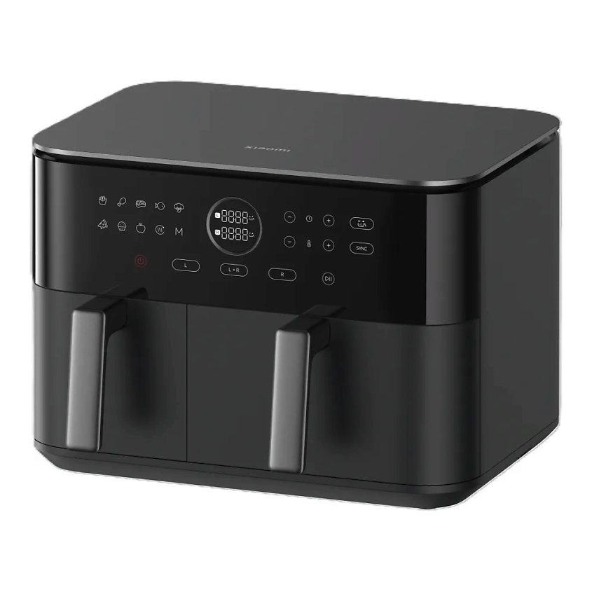 Изображение товара XIAOMI Аэрогриль Dual Zone Air Fryer 10L MAF-D1001 EU BHR07SGEU черный, Аэрогриль