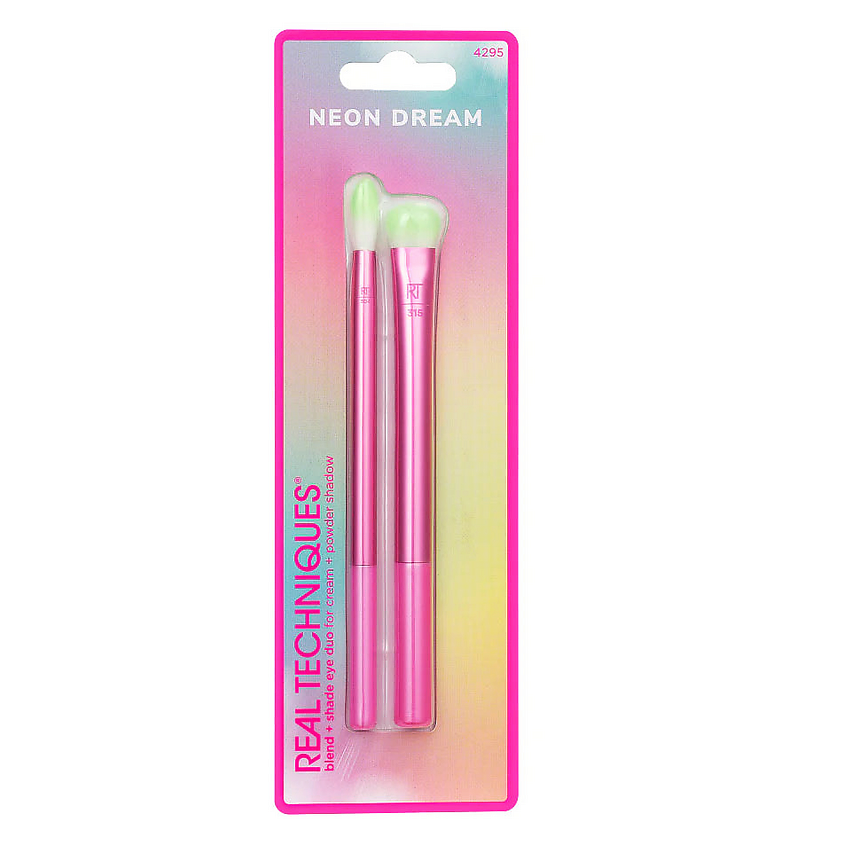 Изображение товара REAL TECHNIQUES Набор кистей для макияжа Neon Dream Brush Duo, 2 шт. Изображение товара REAL TECHNIQUES Набор кистей для макияжа Neon Dream Brush Duo, 2 шт.