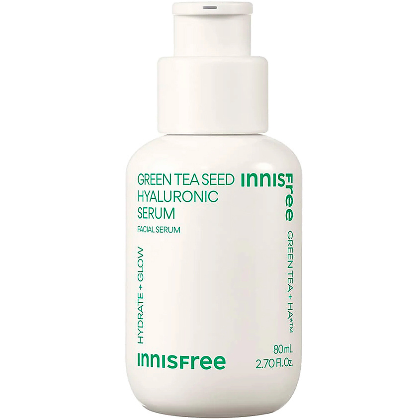 Изображение товара INNISFREE Увлажняющая сыворотка с зеленым чаем и гиалуроновой кислотой 80 мл