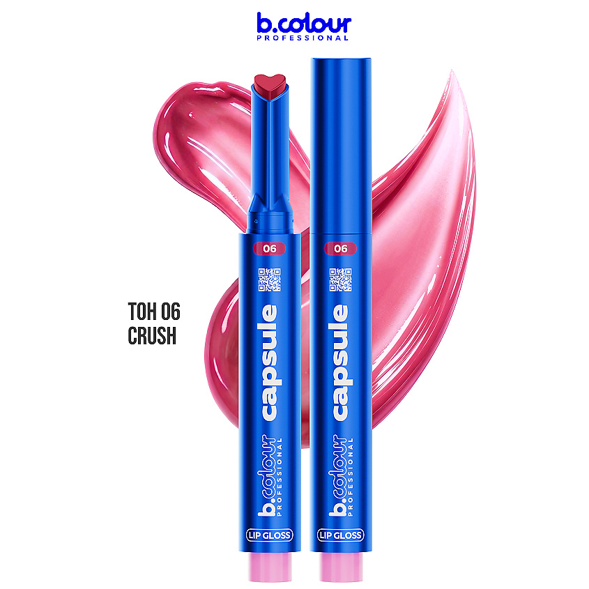 Изображение товара Блеск для губ BCOLOUR PROFESSIONAL 06 Crush увлажняющий с эффектом зеркала и 3D объема Изображение товара Блеск для губ BCOLOUR PROFESSIONAL 06 Crush увлажняющий с эффектом зеркала и 3D объема