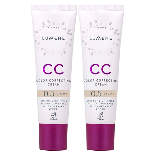 Набор средств для лица LUMENE Набор CC-кремов CC Color Correcting Cream SPF 20