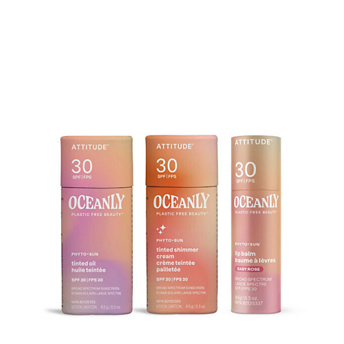 Набор солнцезащитных средств ATTITUDE Набор Oceanly Sun set SPF 30