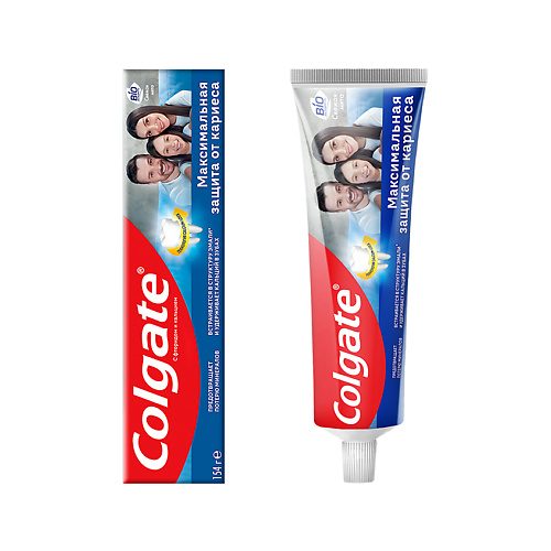 COLGATE Паста зубная МАКСИМАЛЬНАЯ ЗАЩИТА ОТ КАРИЕСА Свежая мята 100