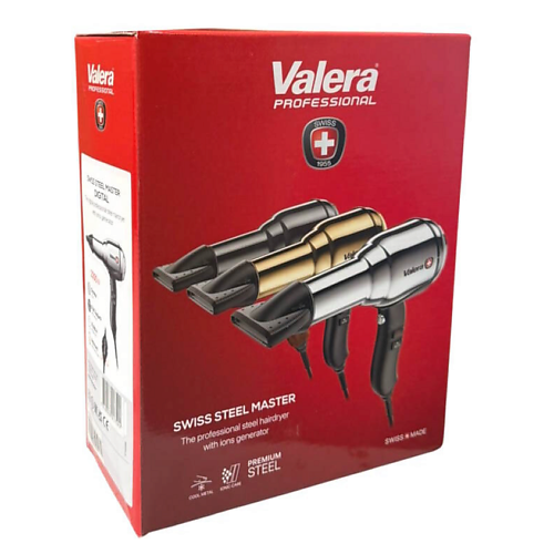 Фен VALERA Профессиональный фен Swiss Steel-Master Digital Chrome