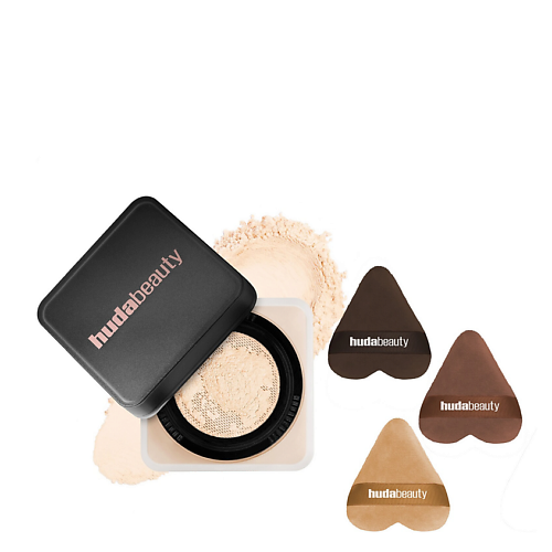

HUDA BEAUTY Набор пудры и пуховок Easy Bake & Puff Set, Набор пудры и пуховок Easy Bake & Puff Set