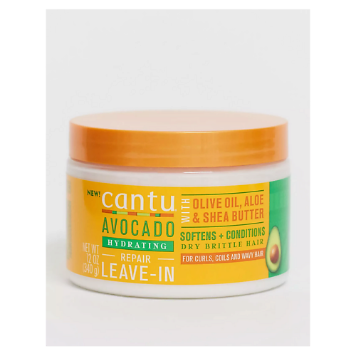 Несмываемый кондиционер для волос CANTU Несмываемый крем для волос Avocado Repair Leave-In