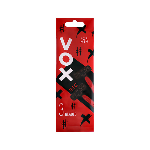 Станок для бритья VOX Станок для бритья одноразовый FOR MEN 3 лезвия 10 шт