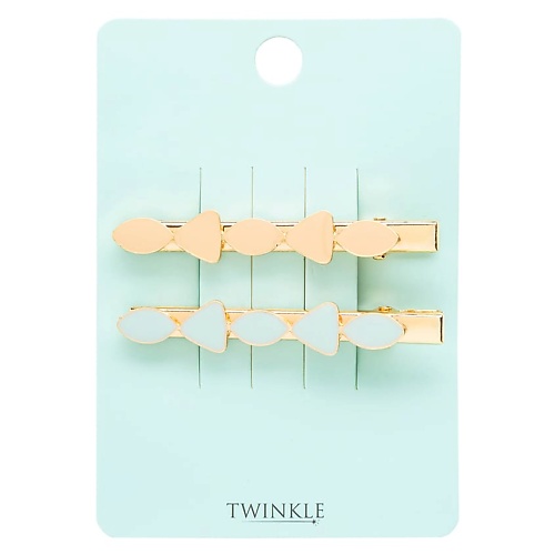 

TWINKLE Заколки для волос GEOMETRIC MINT AND BEIGE, Заколки для волос GEOMETRIC MINT AND BEIGE