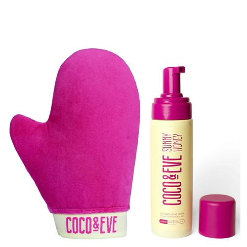 Мусс-автозагар для тела COCO & EVE Набор для автозагара Bali Bronzing Foam + Tanning Mitt