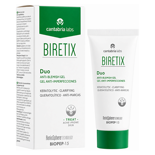 Гель для лица CANTABRIA LABS Гель для лица Biretix Duo Anti-Blemish Gel
