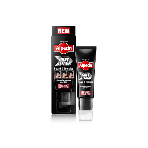 Бальзам оттеночный ALPECIN Оттеночный бустер для бороды и висков Grey Attack Beard & Temples