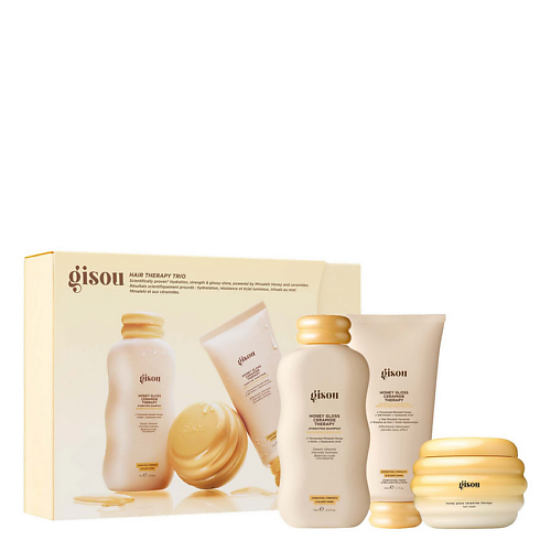 Набор для ухода за волосами GISOU Набор для увлажнения и сияния волос Hair Therapy Trio