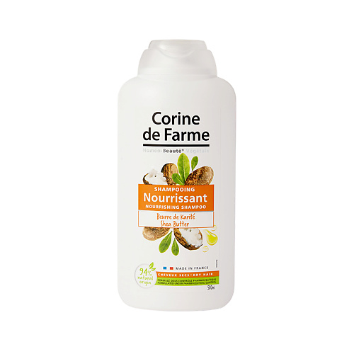 

CORINE DE FARME Шампунь питательный с Маслом Карите Shampoo Nourishing Shea Butter 500, Шампунь питательный с Маслом Карите Shampoo Nourishing Shea Butter