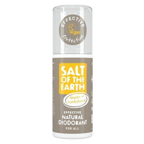 Дезодорант-спрей SALT OF THE EARTH Натуральный дезодорант-спрей с серой амброй и сандалом
