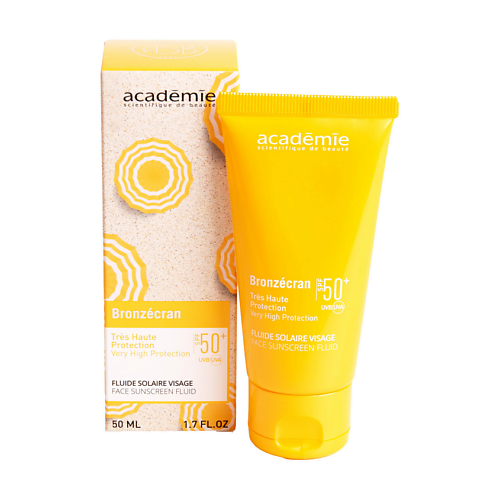 Солнцезащитный крем для лица ACADEMIE Солнцезащитный флюид для лица Academie Bronzecran Fluide Solaire SPF 50+
