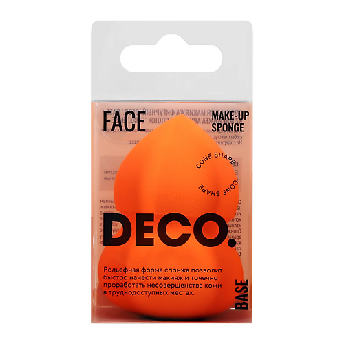 Спонж для нанесения макияжа DECO. Спонж для макияжа фигурный