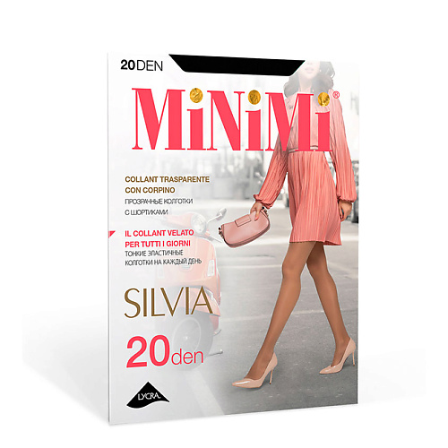 Колготки MINIMI Колготки женские SILVIA 20 den (Nero) р-р 2