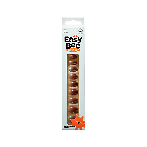 Накладные ногти EASYBEE Набор накладных ногтей с клеевыми стикерами NAIL DAY