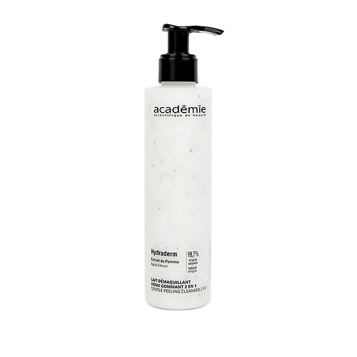 Молочко для снятия макияжа ACADEMIE Очищающее молочко-пилинг 2-в-1 Academie Hydraderm Lait Demaquillant