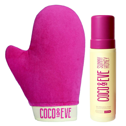 Мусс-автозагар для тела COCO & EVE Набор для автозагара Bali Bronzing Foam + Tanning Mitt