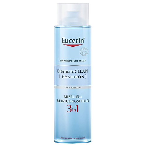Гель для умывания EUCERIN Освежающий и очищающий мицеллярный лосьон 3в1 DermatoClean
