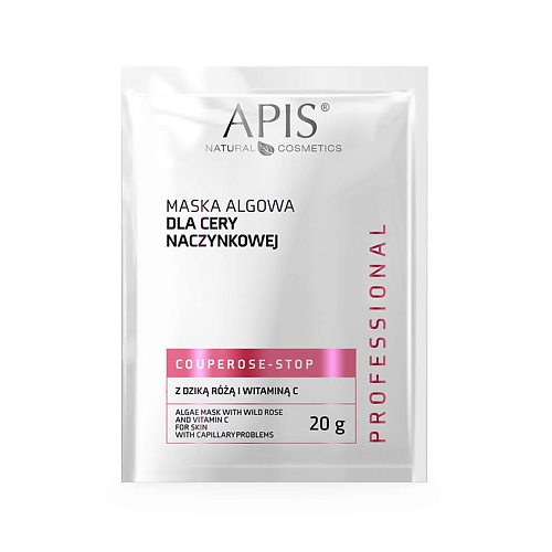 Маска для лица APIS NATURAL COSMETICS Альгинатная маска против купероза Professional