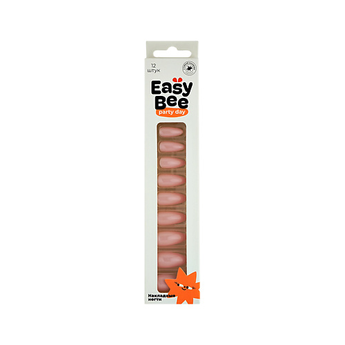 Накладные ногти EASYBEE Набор накладных ногтей с клеевыми стикерами NAIL DAY