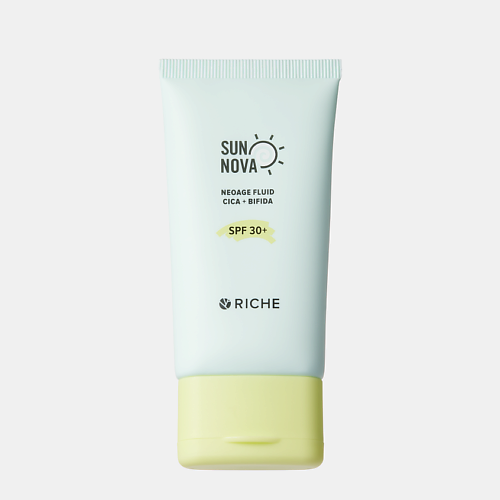 Солнцезащитный флюид для лица RICHE Солнцезащитный крем - флюид SPF 30+ с центеллой и постбиотиком