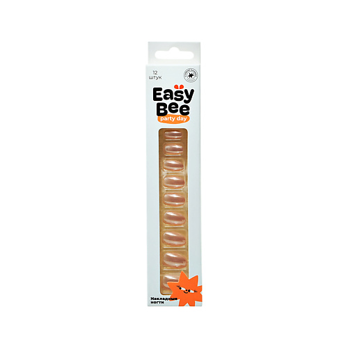 Накладные ногти EASYBEE Набор накладных ногтей с клеевыми стикерами NAIL DAY