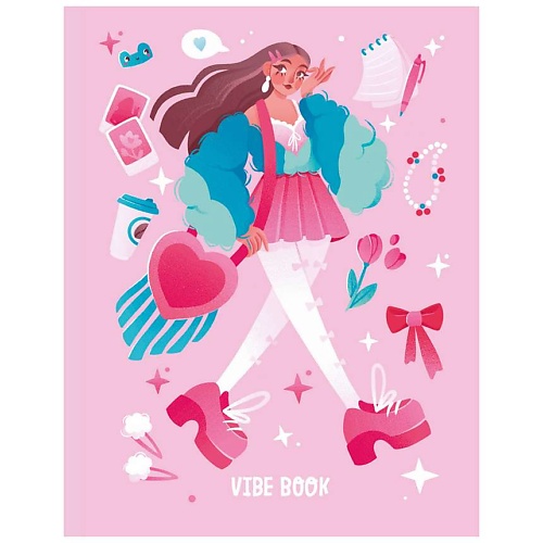 

ЭКСМО VIBE BOOK. Блокнот для подростков (розовая обложка), VIBE BOOK. Блокнот для подростков (розовая обложка)