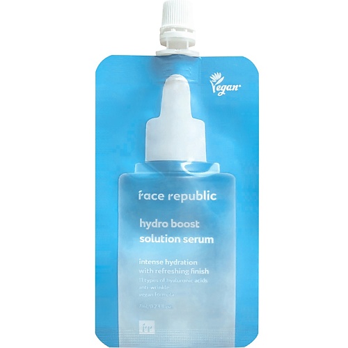 Сыворотка для лица FACE REPUBLIC Сыворотка для лица увлажняющая Hydro boost solution serum