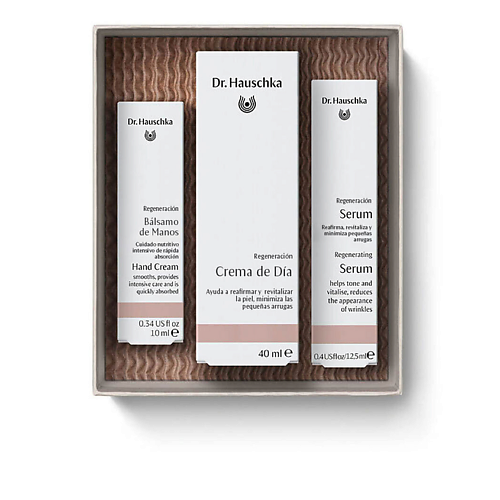 Набор средств для лица DR. HAUSCHKA Набор для регенерирующего ухода Dr. Hauschka: Крем для лица + Сыворотка + Крем для рук