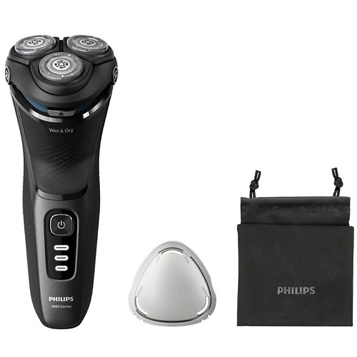 Электробритва PHILIPS Электробритва Series 3000 S3244/12 + Чехол + Защитная крышка