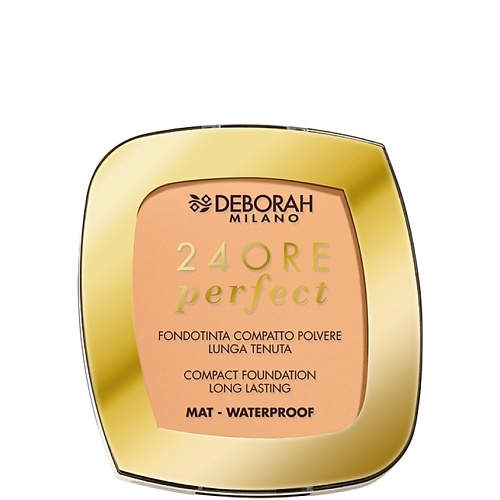 Пудра для лица DEBORAH MILANO Тональная пудра-основа для лица 24ore Perfect Compact Foundation