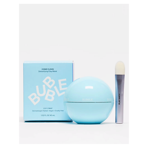 Маска для лица BUBBLE SKINCARE Очищающая глиняная маска для лица Come Clean Detoxifying