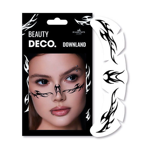 Наклейки для лица DECO. Переводные тату-веснушки CYBERPUNK by Miami tattoos (downland)