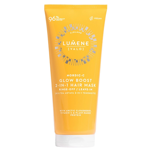 Маска для волос LUMENE Маска для сияния и восстановления волос Nordic-C Glow Boost 2-in-1 Hair Mask