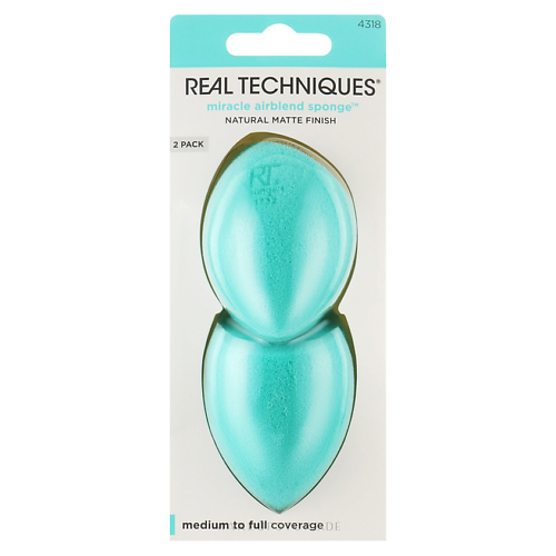 Набор спонжей для макияжа REAL TECHNIQUES Набор спонжей Miracle Airblend Duo