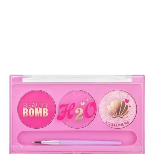 Подводка для глаз BEAUTY BOMB Палетка аквалайнеров H2O