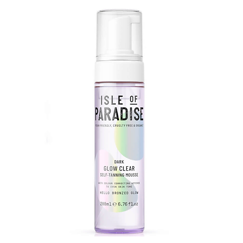 Солнцезащитный лосьон для лица ISLE OF PARADISE Мусс для автозагара Glow Clear Self-Tanning