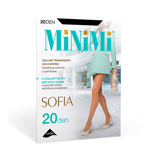 Колготки MINIMI Колготки женские SOFIA 20 den (Nero) р-р 2