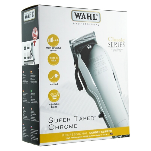 Машинка для стрижки WAHL Машинка для стрижки волос Chrome Super Taper
