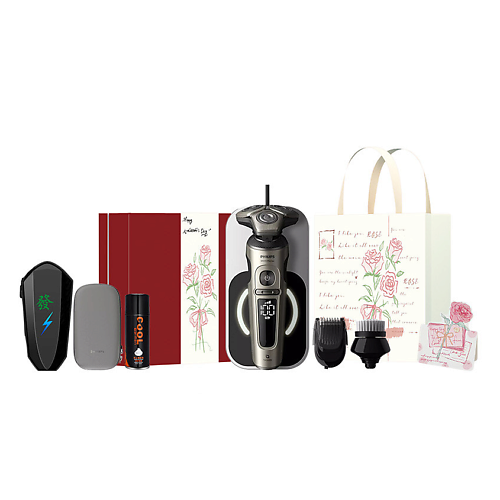 Электробритва PHILIPS Электробритва Series 9000 SP9873 + Футляр + Чехол + Пена для бритья COOL