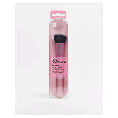 Кисть для лица REAL TECHNIQUES Кисть для румян Cat Paw Blush Brush