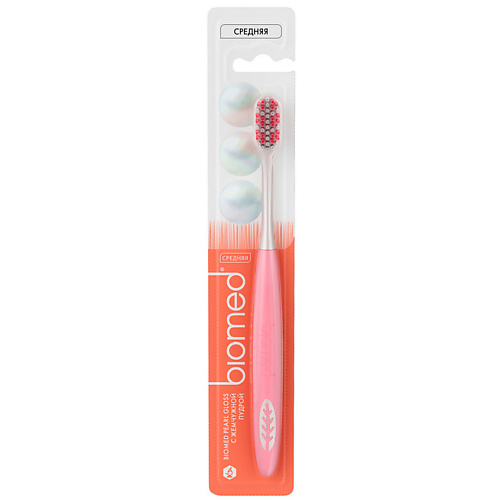 BIOMED Комплексная зубная щетка, средней жесткости Pearl Gloss