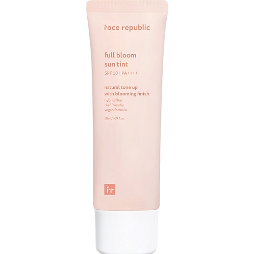 Солнцезащитное средство для губ FACE REPUBLIC Тинт для лица солнцезащитный SPF50+ PA++++ Full bloom sun tint