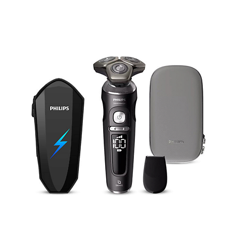 Электробритва PHILIPS Электробритва Series 9000 Prestige SP9000 + Чехол + Футляр + Насадка для бакенбард