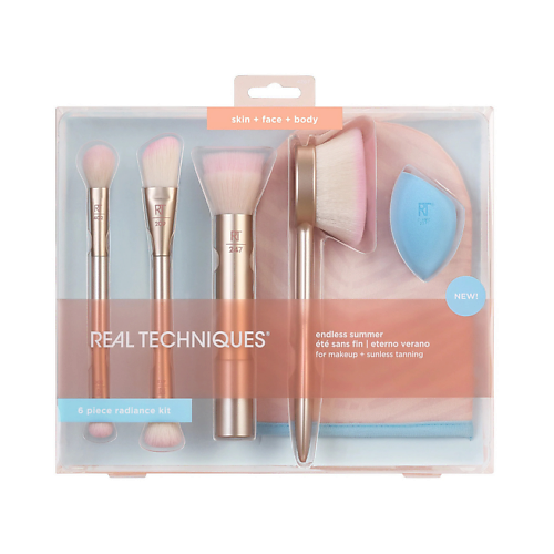 Набор кистей REAL TECHNIQUES Набор кистей и спонжей Endless Summer Makeup