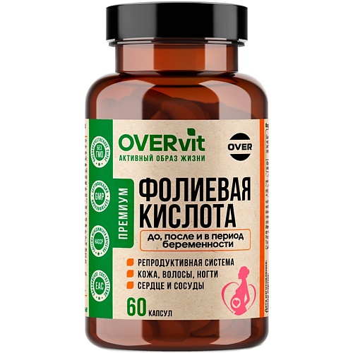 БАД к пище "Фолиевая кислота" OVERvit
